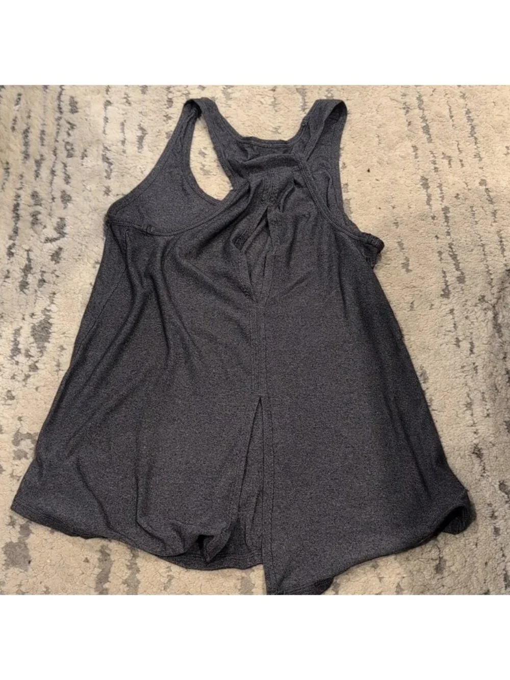 Lululemon Salute the Sun Tank Heathered Black